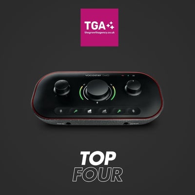 TGA - Blog - Top Podcast Audio Interfaces Focusrite Vocaster Two - 1200px Image 1