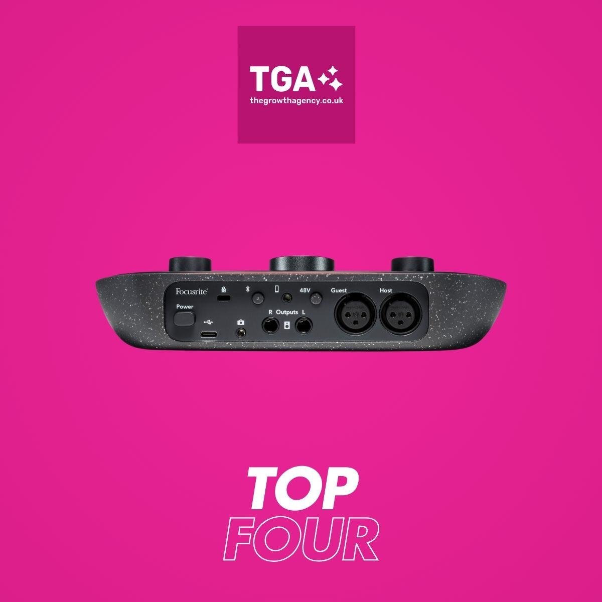 TGA - Blog - Top Podcast Audio Interfaces Focusrite Vocaster Two - 1200px Image 2