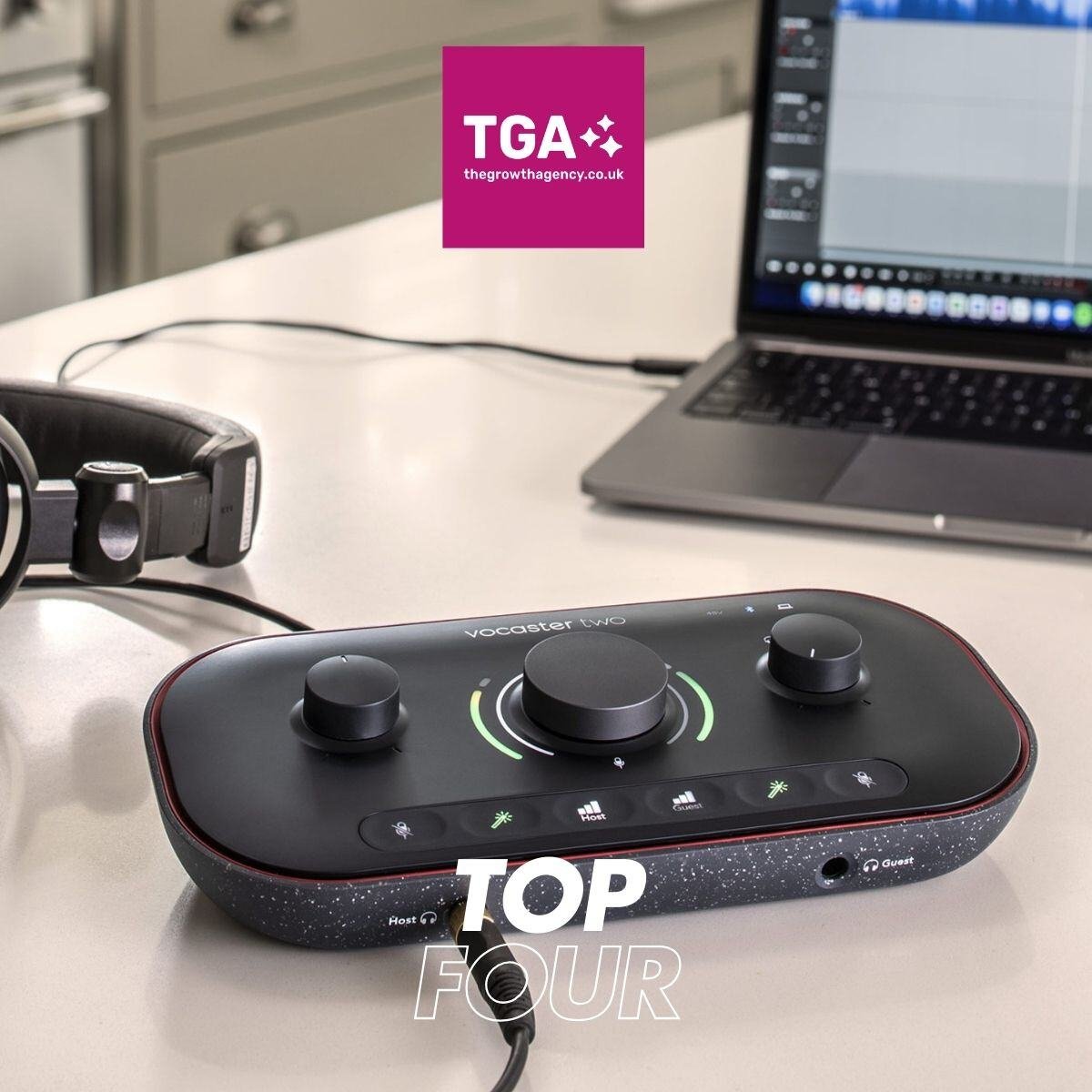 TGA - Blog - Top Podcast Audio Interfaces Focusrite Vocaster Two - 1200px Image 3