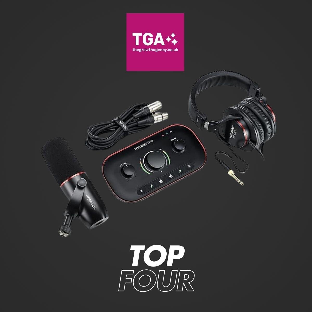 TGA - Blog - Top Podcast Audio Interfaces Focusrite Vocaster Two - 1200px