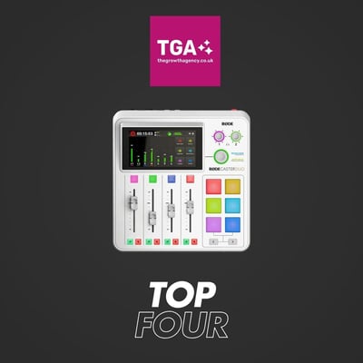 TGA - Blog - Top Podcast Audio Interfaces RodeCaster Duo - 1200px Image 1