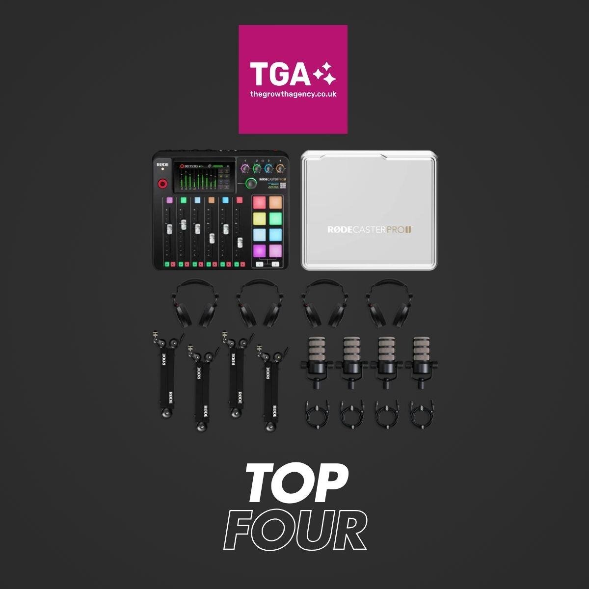 TGA - Blog - Top Podcast Audio Interfaces RodeCaster Pro II - 1200px Image 4