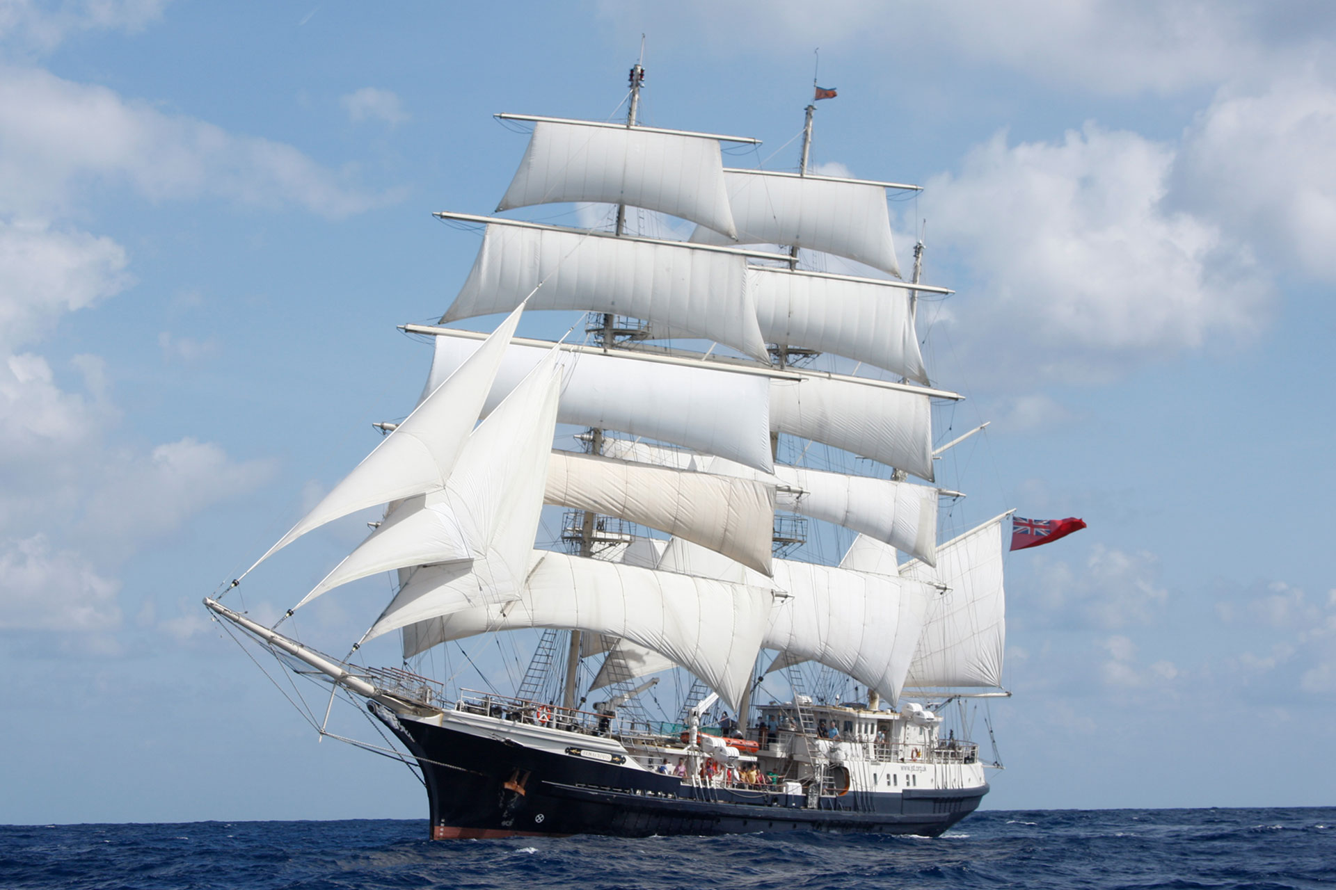 Cloud Supports Jubilee Sailing Trust - Tenacious