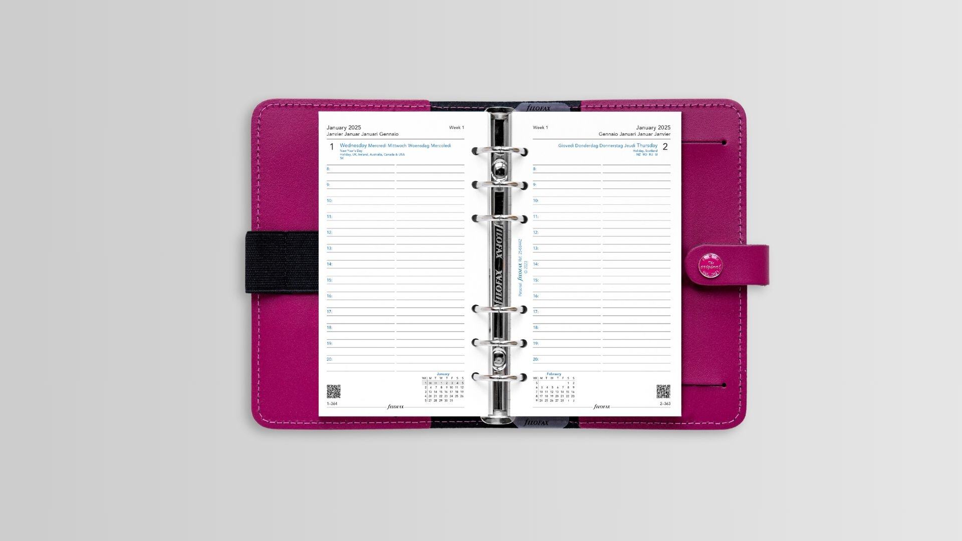 Explore a World of Genuine Filofax Diary Refills and Inserts