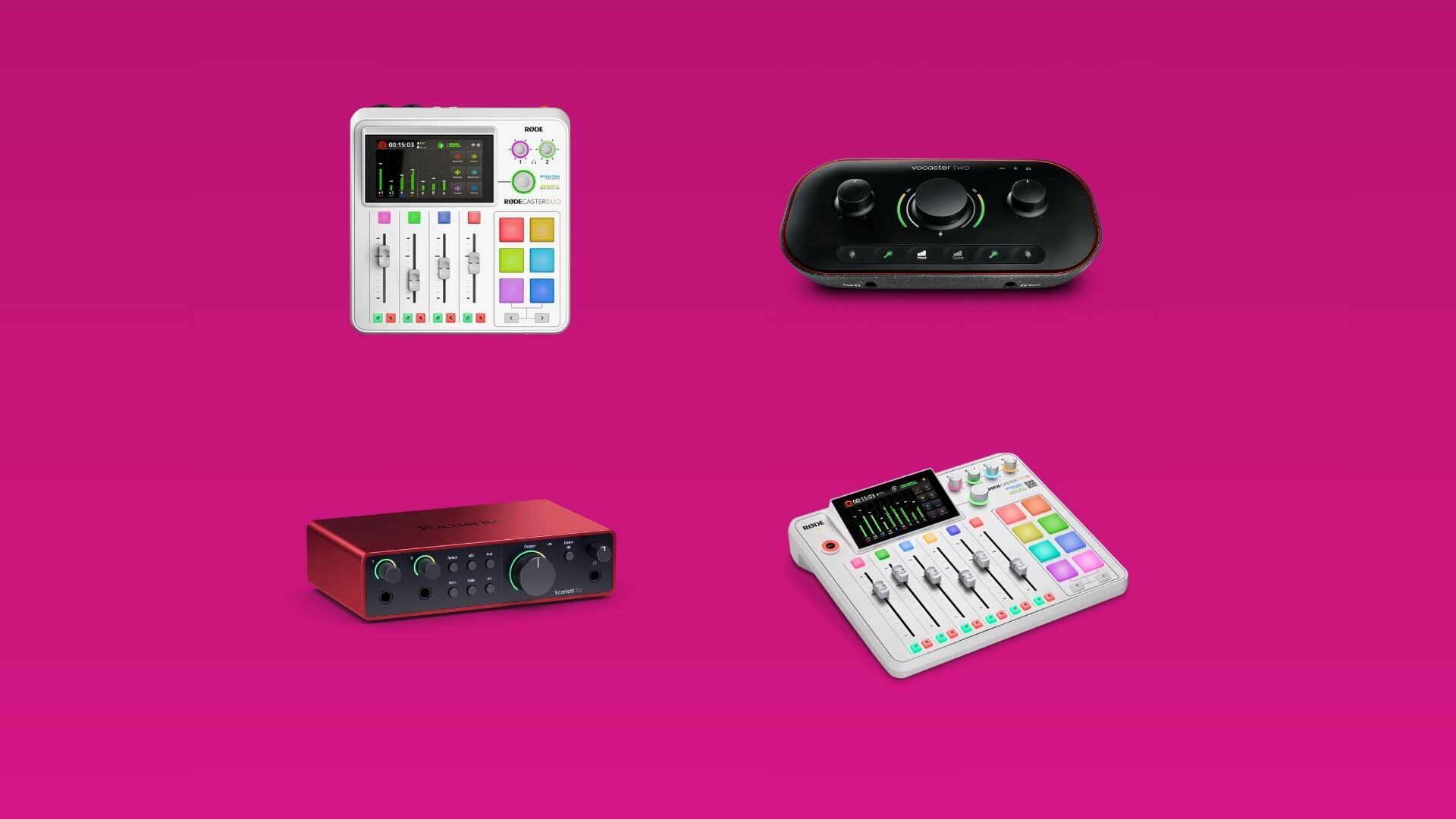 Which Audio Interface is Best for Podcasting? We compare 4 from Focusrite and Rode...