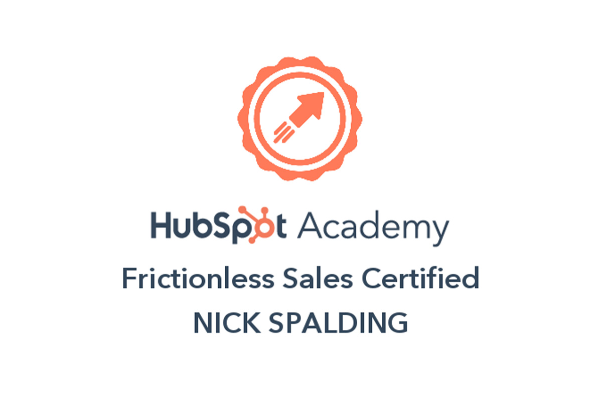 TGA - Hubspot Frictionless Sales Agency - Nick Spalding - 2023
